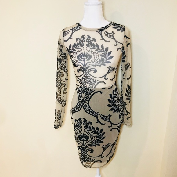 a'gaci Dresses & Skirts - Tattoo Mesh Dress